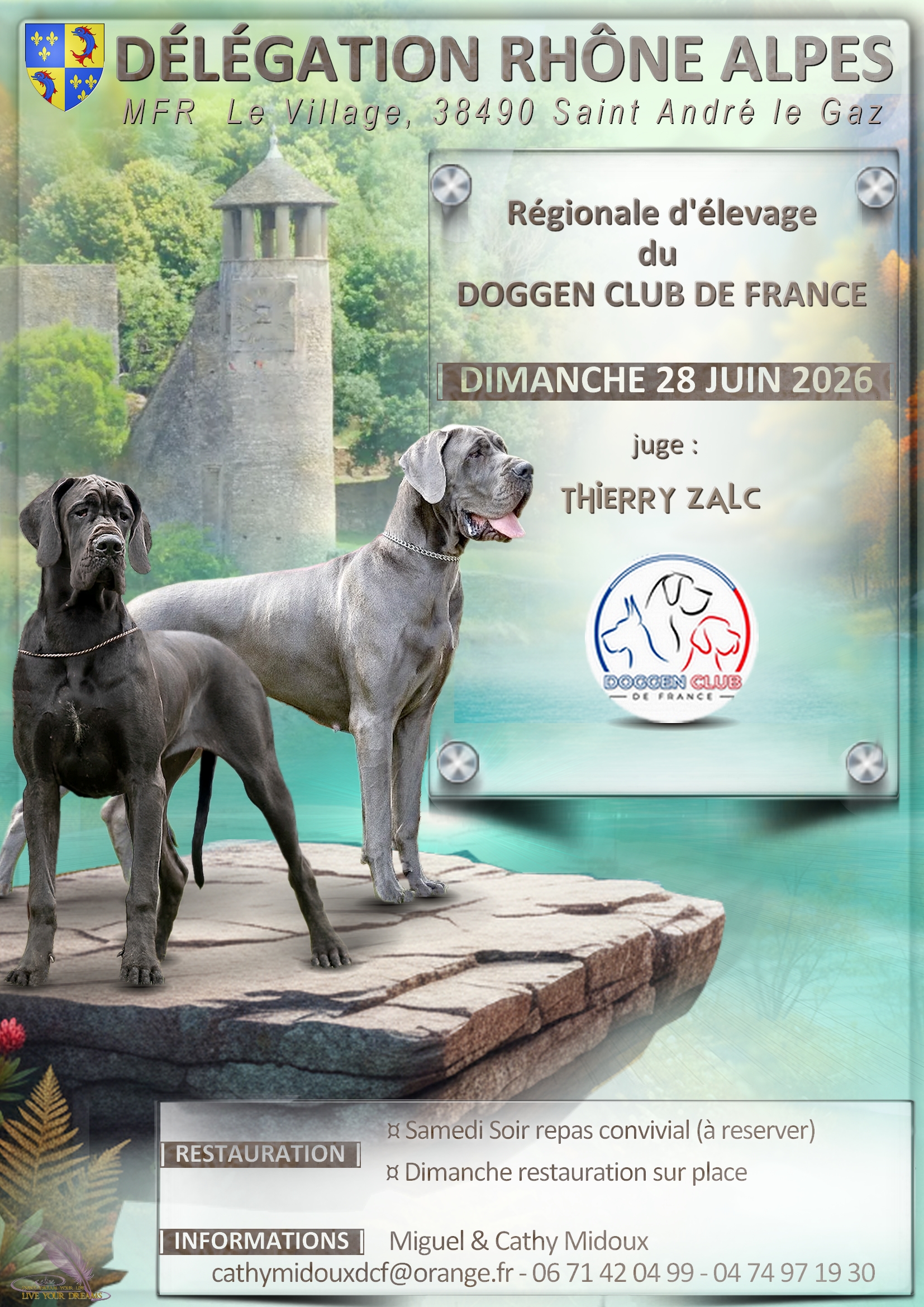 Affiche R.E. Doggen Club - Saint-André-le-Gaz