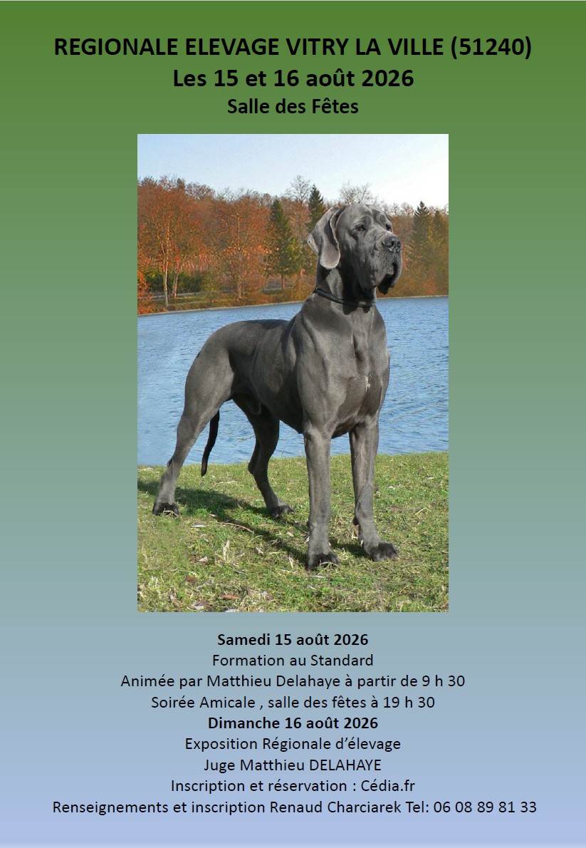 Affiche R.E. Doggen Club - Vitry-la-Ville