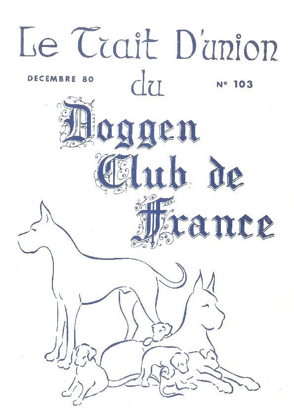 Couverture du Trait d'Union n° 103