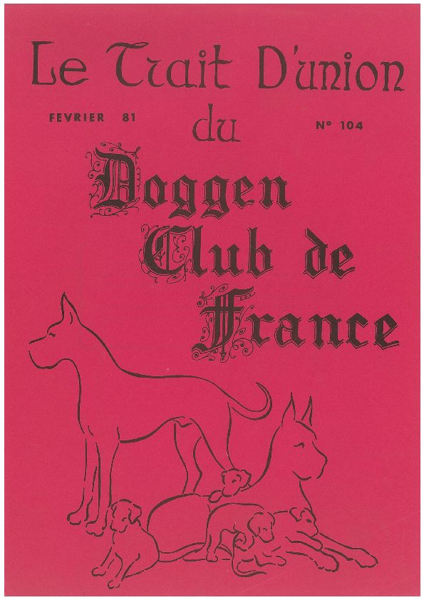 Couverture du Trait d'Union n° 104