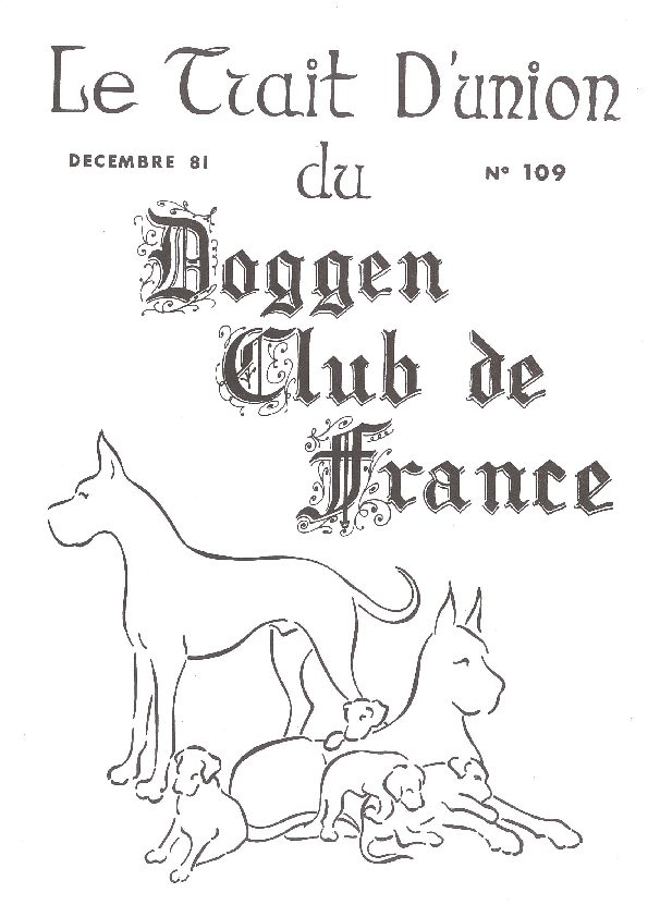 Couverture du Trait d'Union n° 109