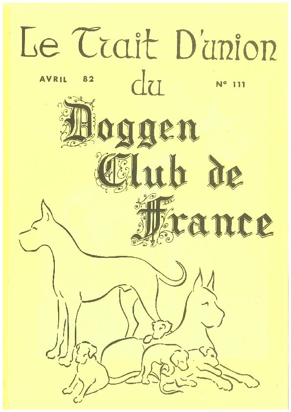 Couverture du Trait d'Union n° 111