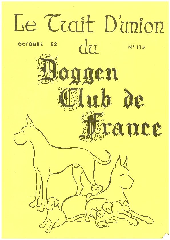 Couverture du Trait d'Union n° 113