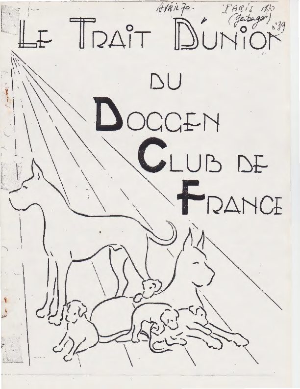 Couverture du Trait d'Union n° 39