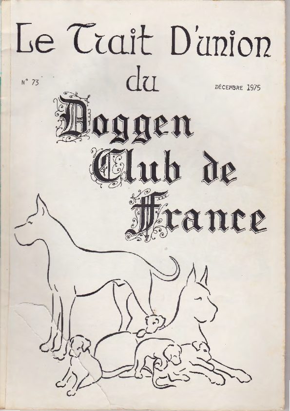 Couverture du Trait d'Union n° 73