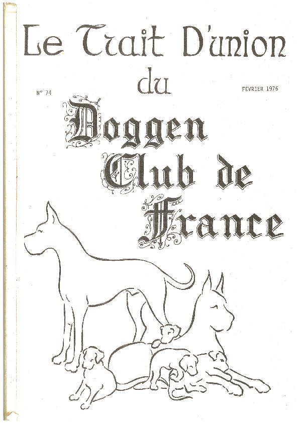 Couverture du Trait d'Union n° 74