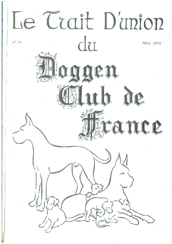 Couverture du Trait d'Union n° 75