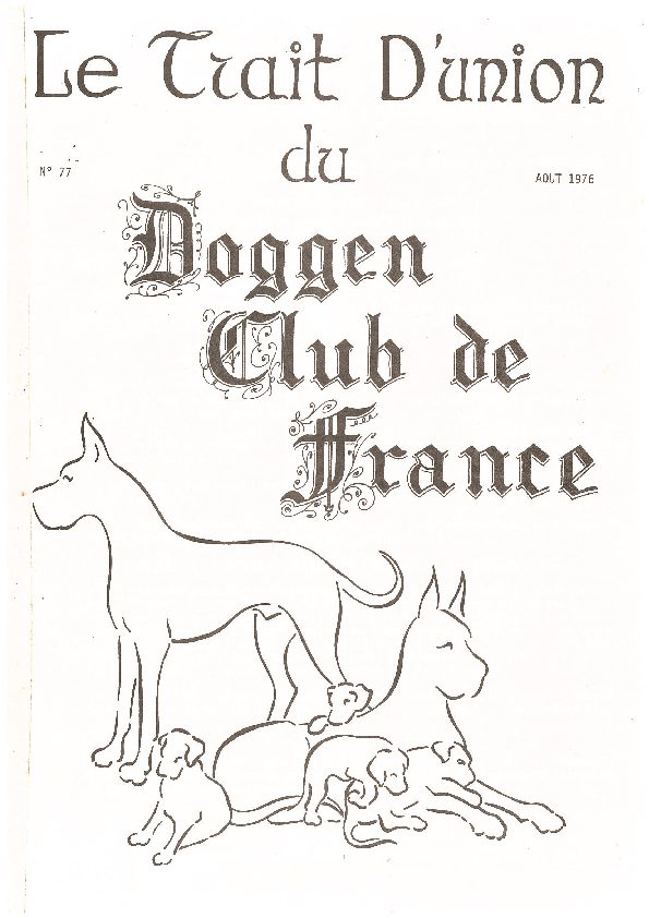 Couverture du Trait d'Union n° 77