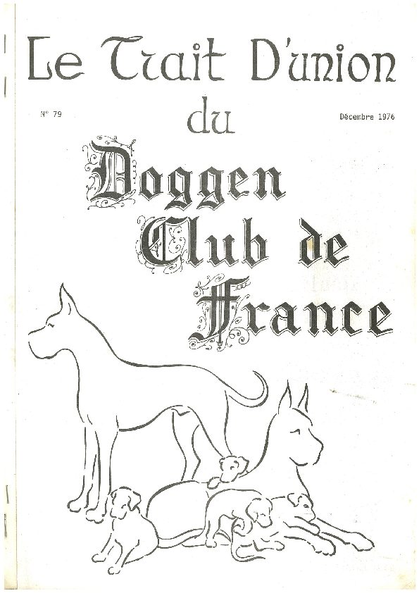 Couverture du Trait d'Union n° 79