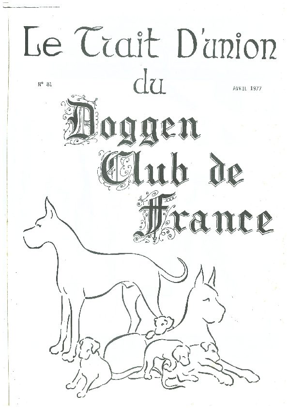 Couverture du Trait d'Union n° 81