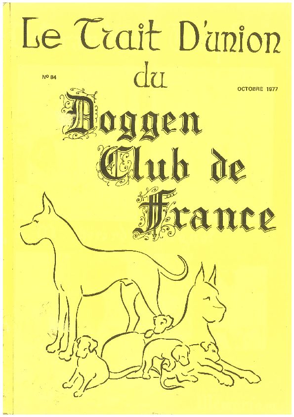 Couverture du Trait d'Union n° 84