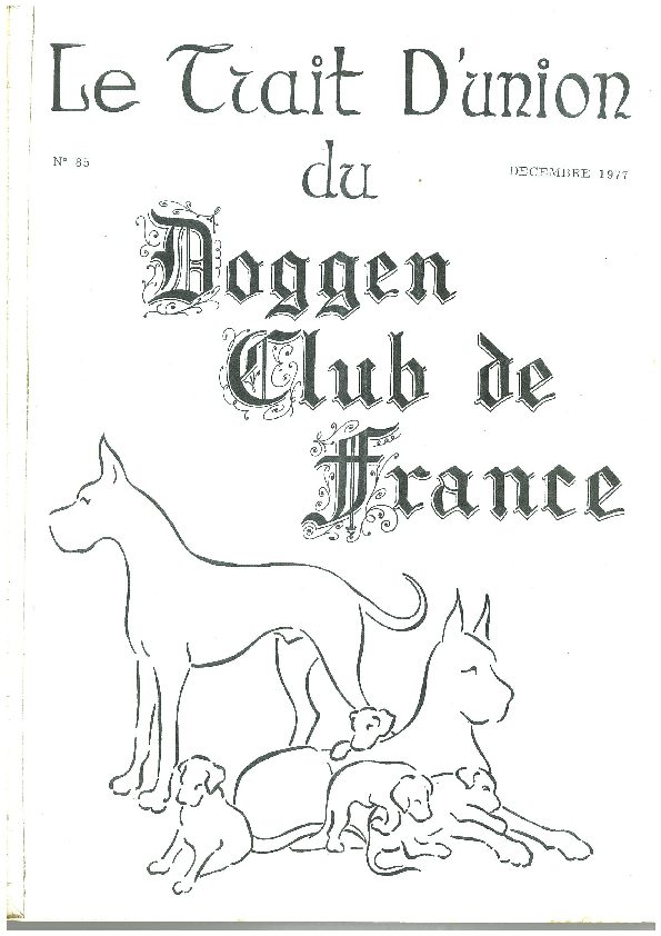 Couverture du Trait d'Union n° 85
