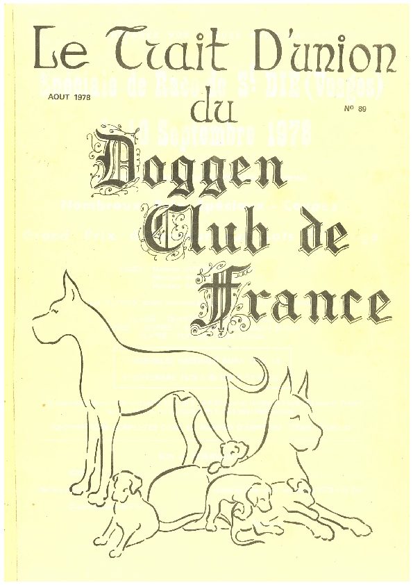 Couverture du Trait d'Union n° 89