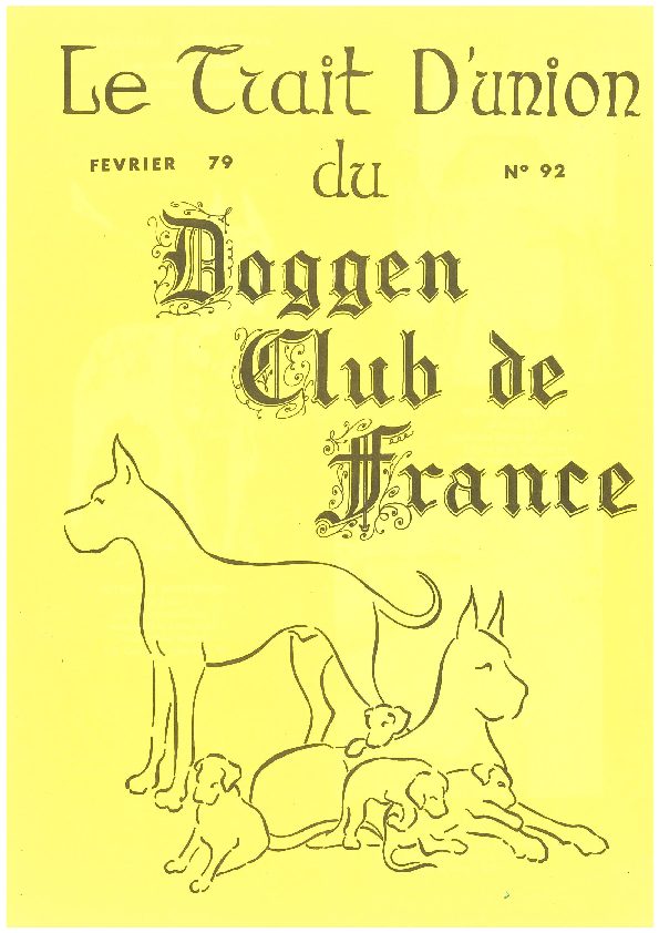Couverture du Trait d'Union n° 92