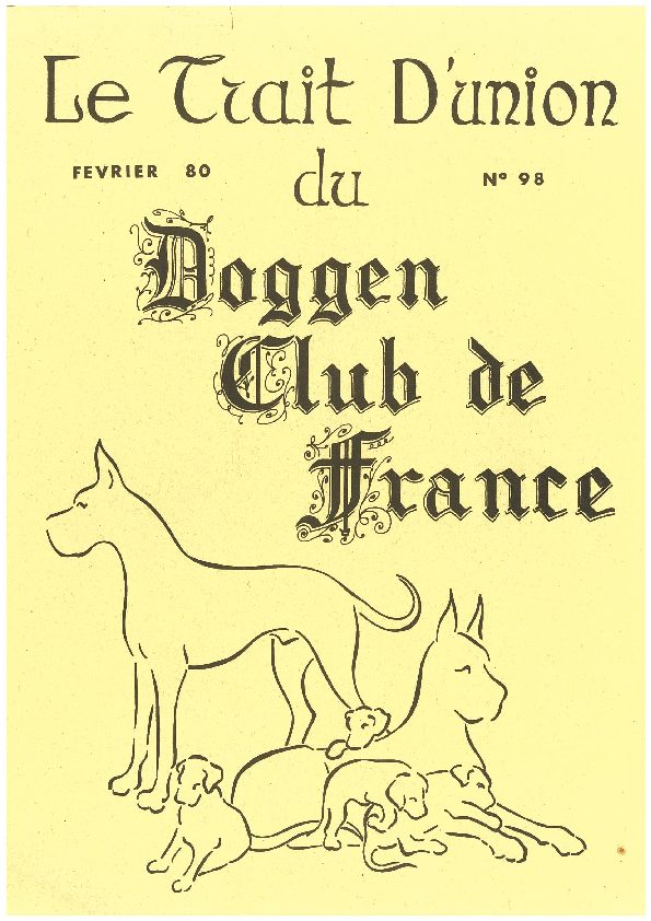Couverture du Trait d'Union n° 98